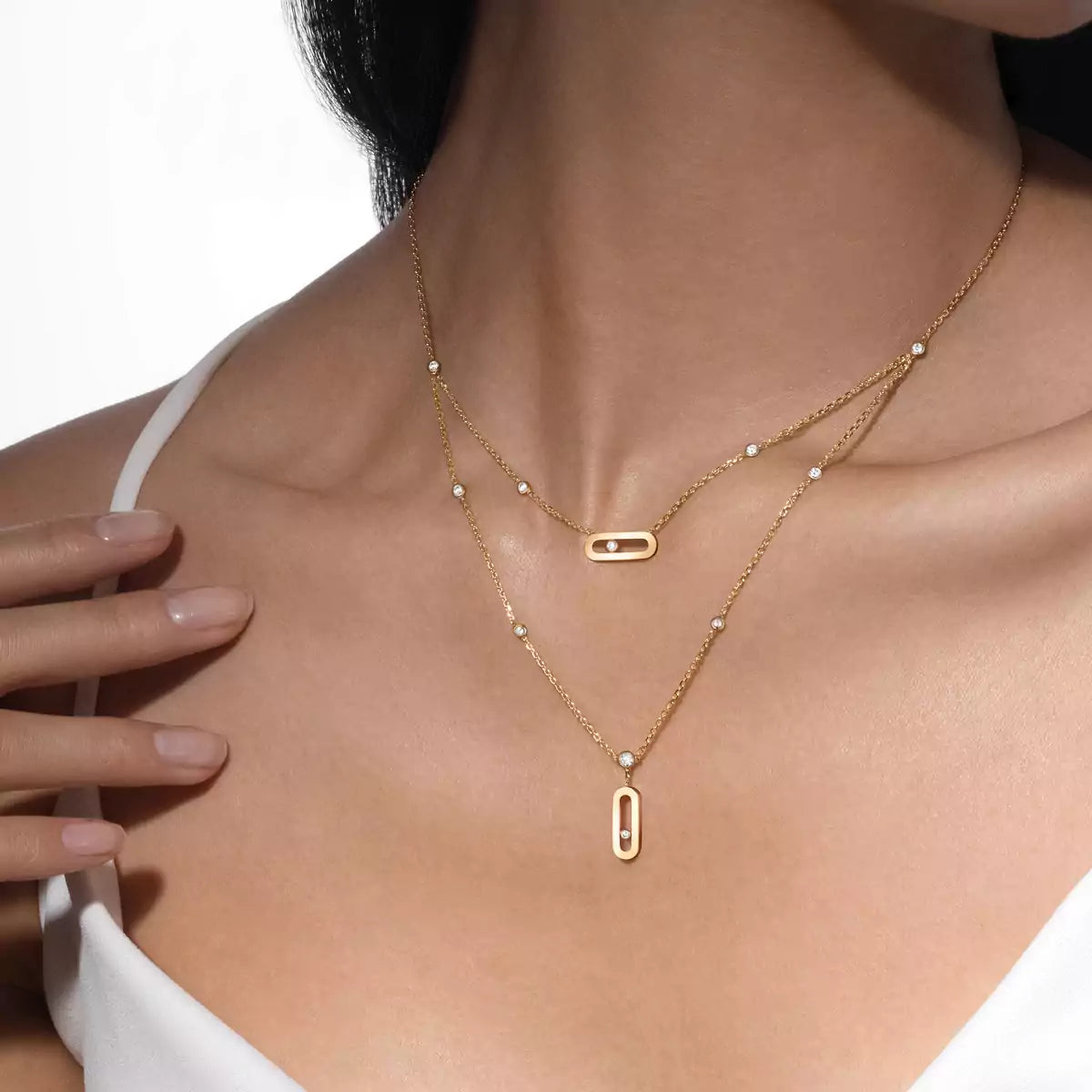 [⭐Renara] Move Uno Diamond Necklace