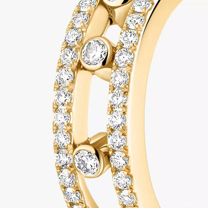 [⭐Renara]Diamond Pave_ Hoop Earrings Move