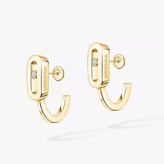 [⭐Renara]Diamond Mini Hoop Earrings Move Classique