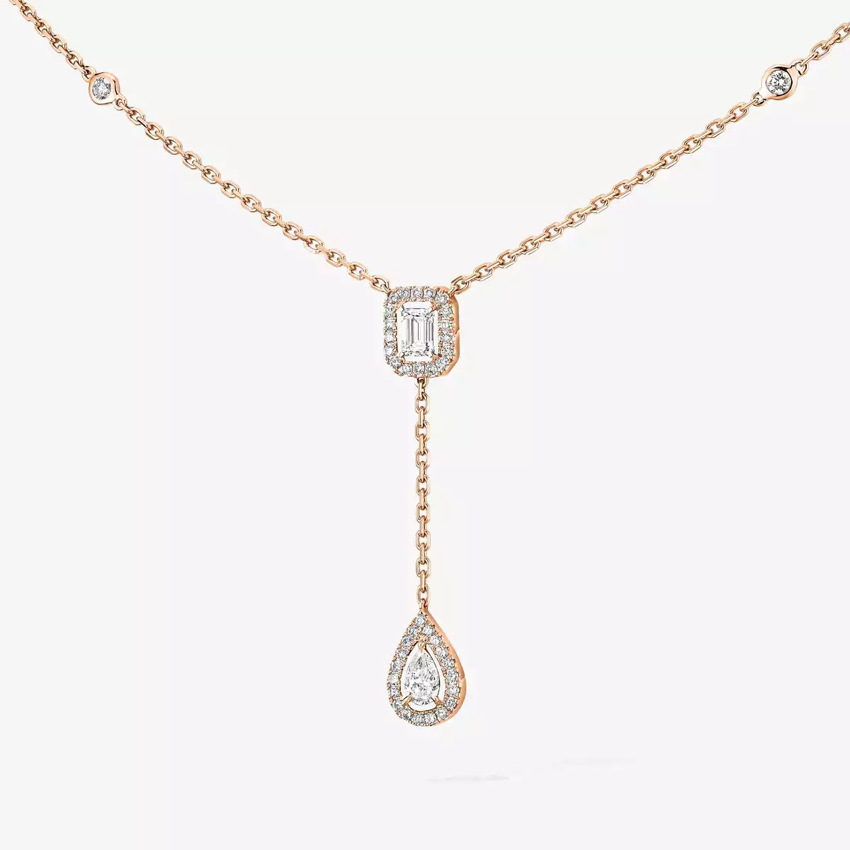[⭐Renara]Gold Diamond Tie Necklace