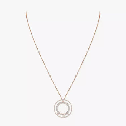 [⭐Renara]Move Romane Long Pave_-Set Diamond Necklace