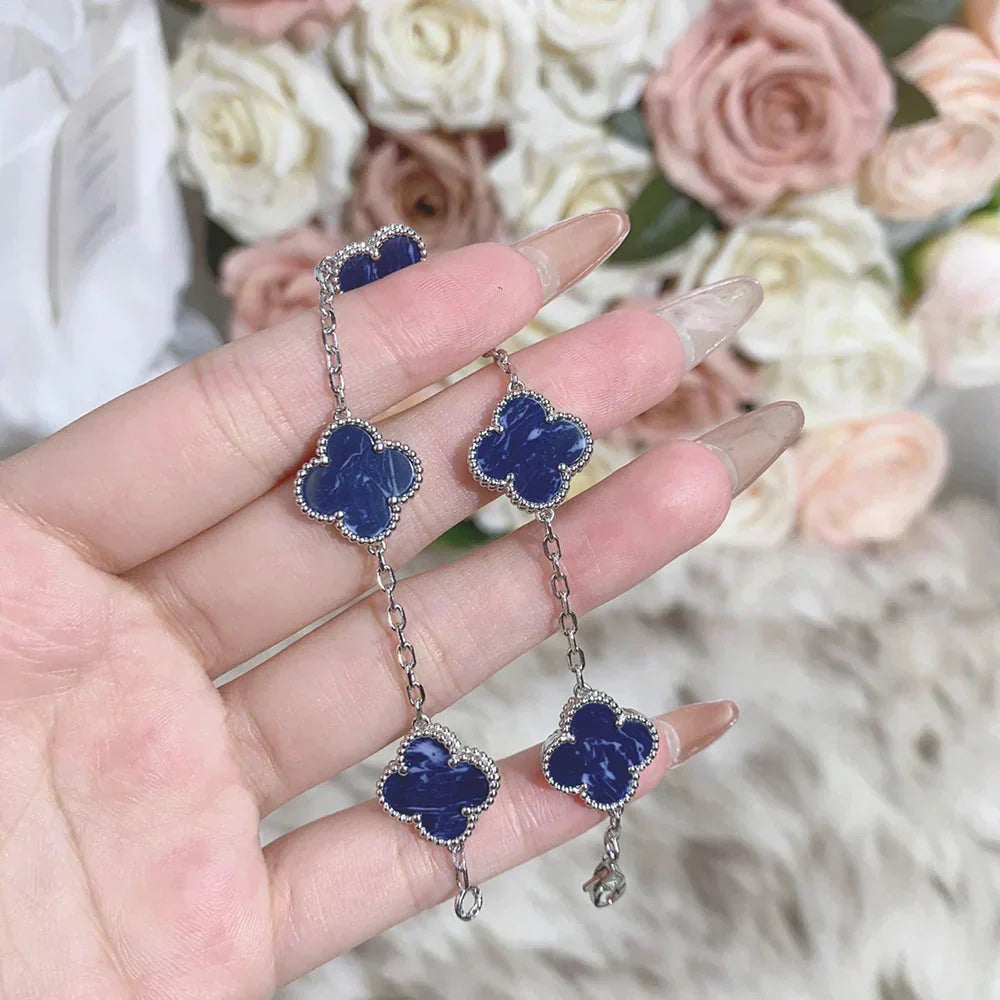 [⭐Renara]CLOVER 5 MOTIF PIETERSITE BRACELET COLLECTION