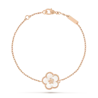 [⭐Renara]LUCKY WHITE MOP PLUM BLOSSOM  BRACELET