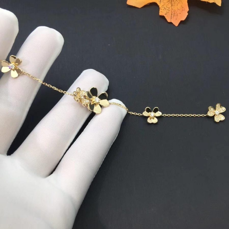 [⭐Renara]FRIVOLE GOLD 5 FLOWERS BRACELET