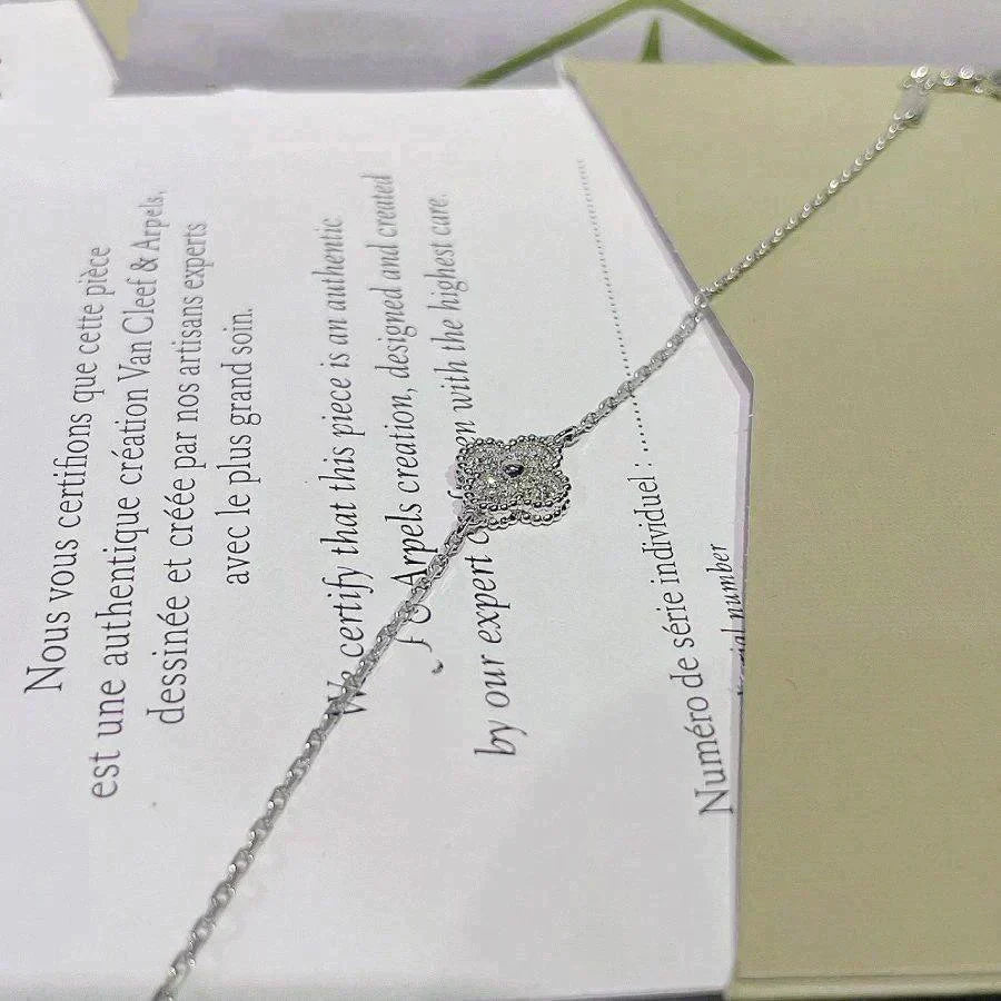 [⭐Renara]CLOVER  SINGLE FLOWER BRACELET SILVER