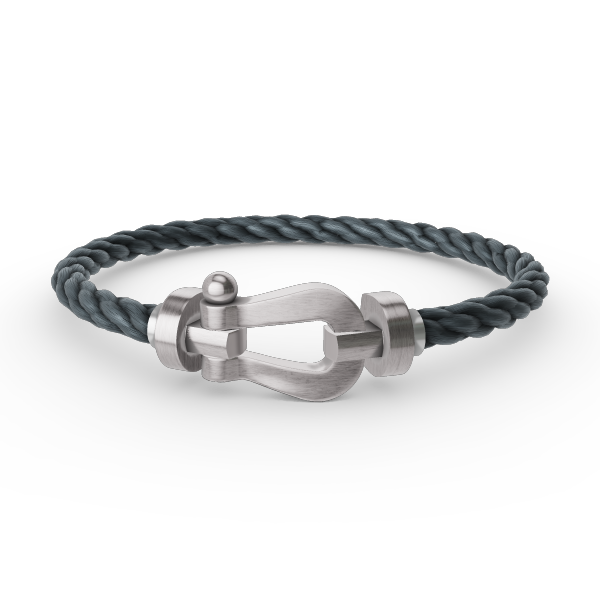 [⭐Renara]FORCE LARGE HORSESHOE NO DIAMOND BRACELET SILVER