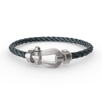 [⭐Renara]FORCE LARGE HORSESHOE NO DIAMOND BRACELET SILVER