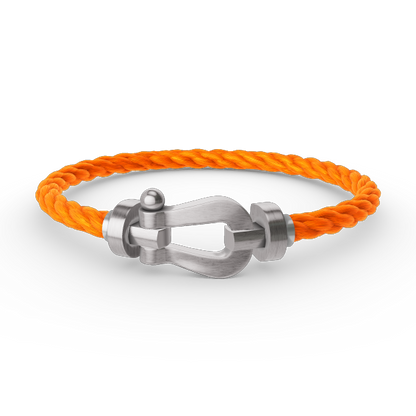 [⭐Renara]FORCE LARGE HORSESHOE NO DIAMOND BRACELET SILVER