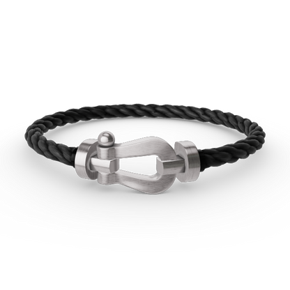 [⭐Renara]FORCE LARGE HORSESHOE NO DIAMOND BRACELET SILVER