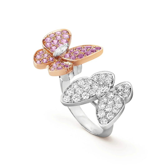 [⭐Renara]TWIN BUTTERFLY DIAMOND RING
